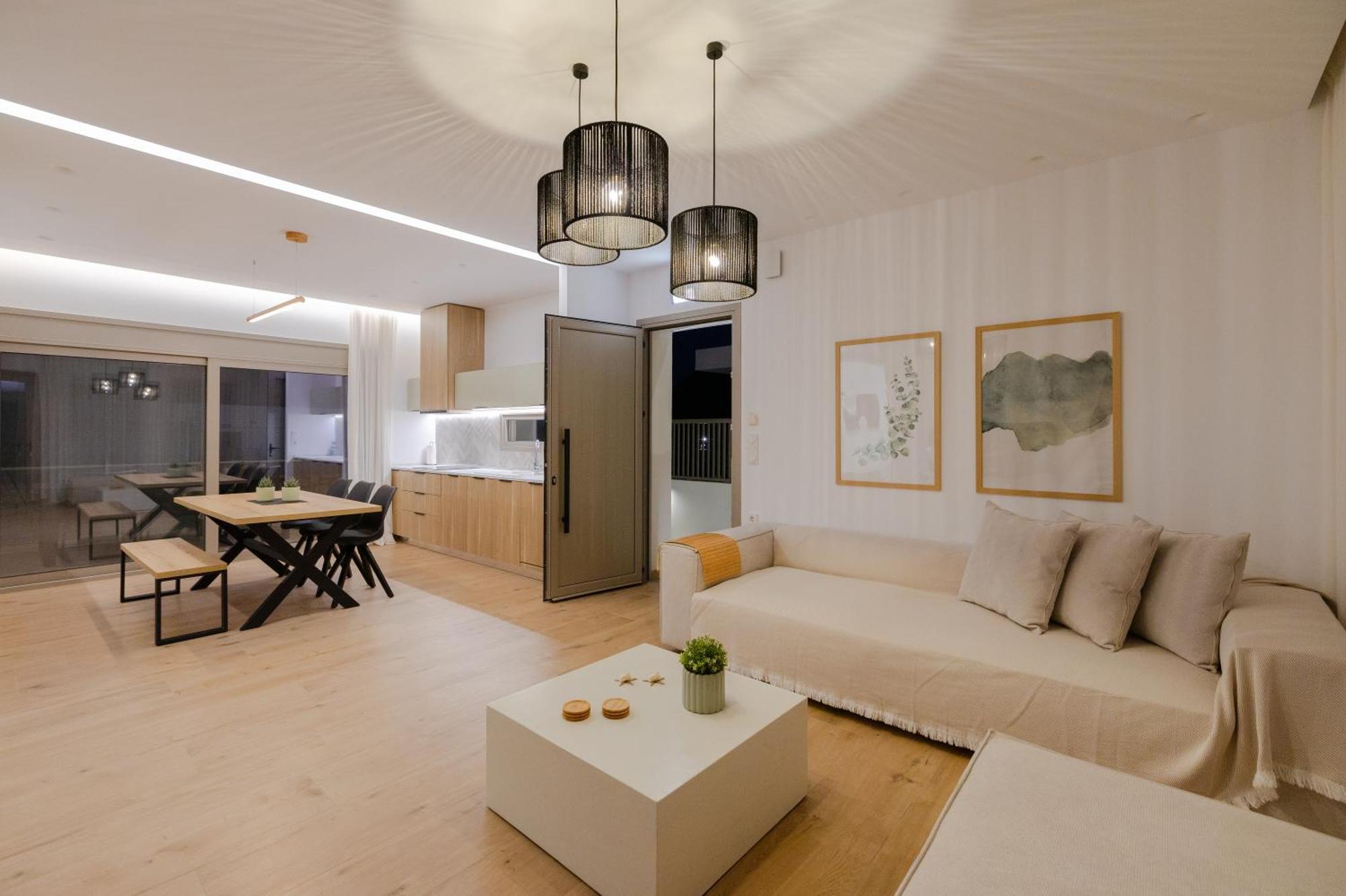 Ikia Seascape At Stegna Villa Архангелос Екстериор снимка