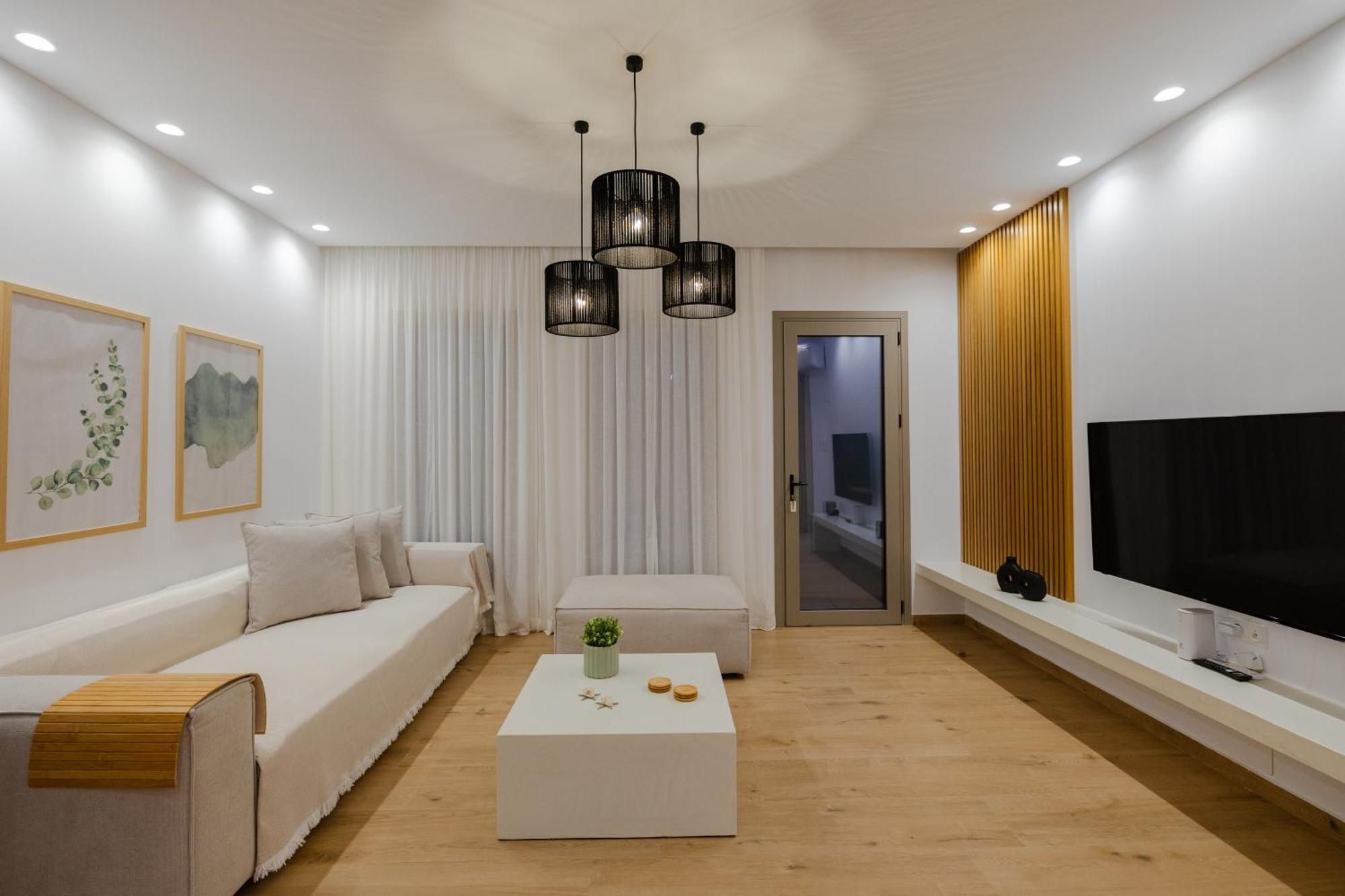 Ikia Seascape At Stegna Villa Архангелос Екстериор снимка