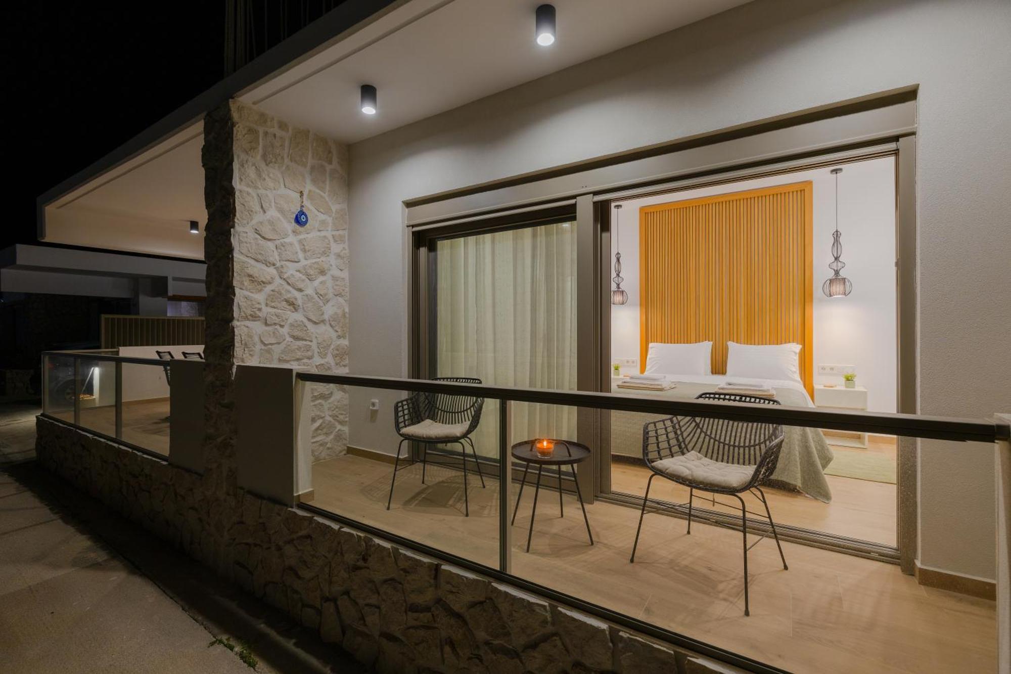 Ikia Seascape At Stegna Villa Архангелос Екстериор снимка